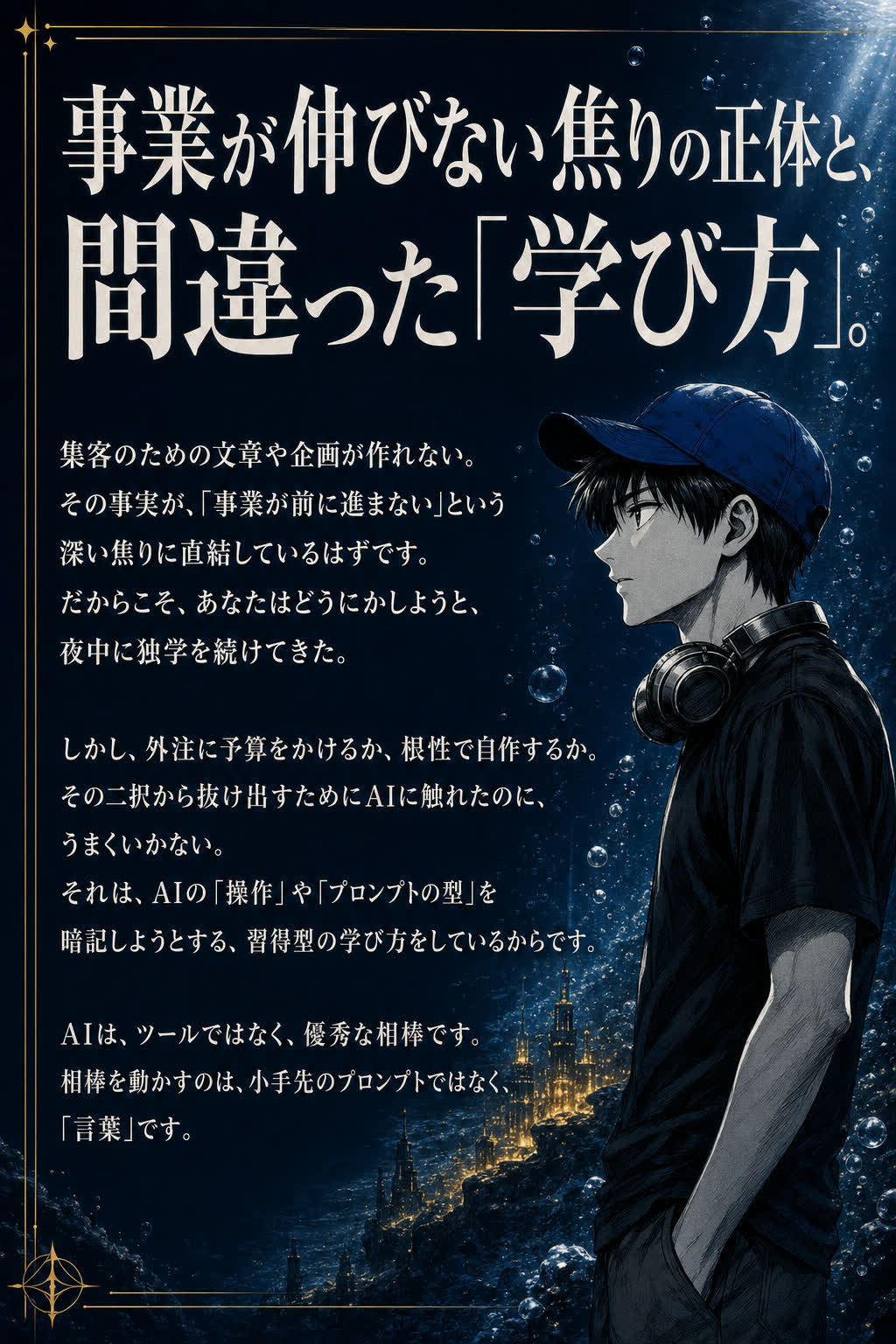手紙: 事業が伸びない焦りの正体と、間違った「学び方」。