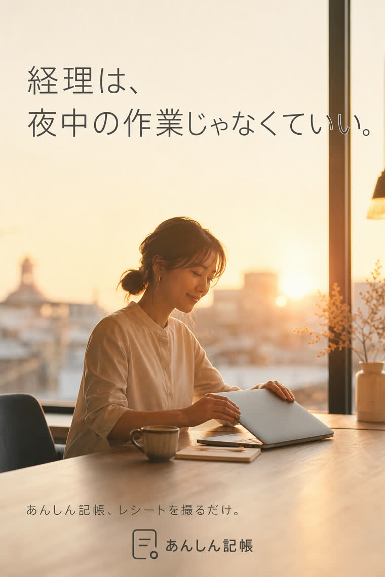会計SaaSの見本LPの1ページ