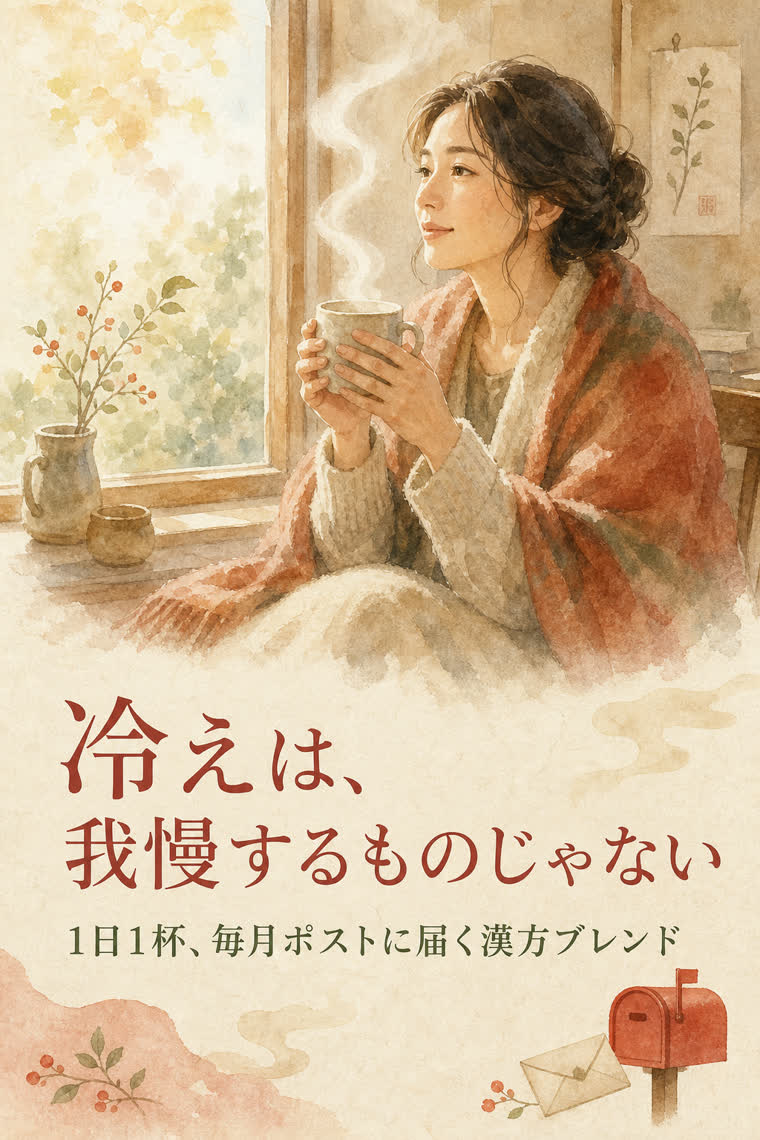 健康茶D2Cの見本LPの1ページ