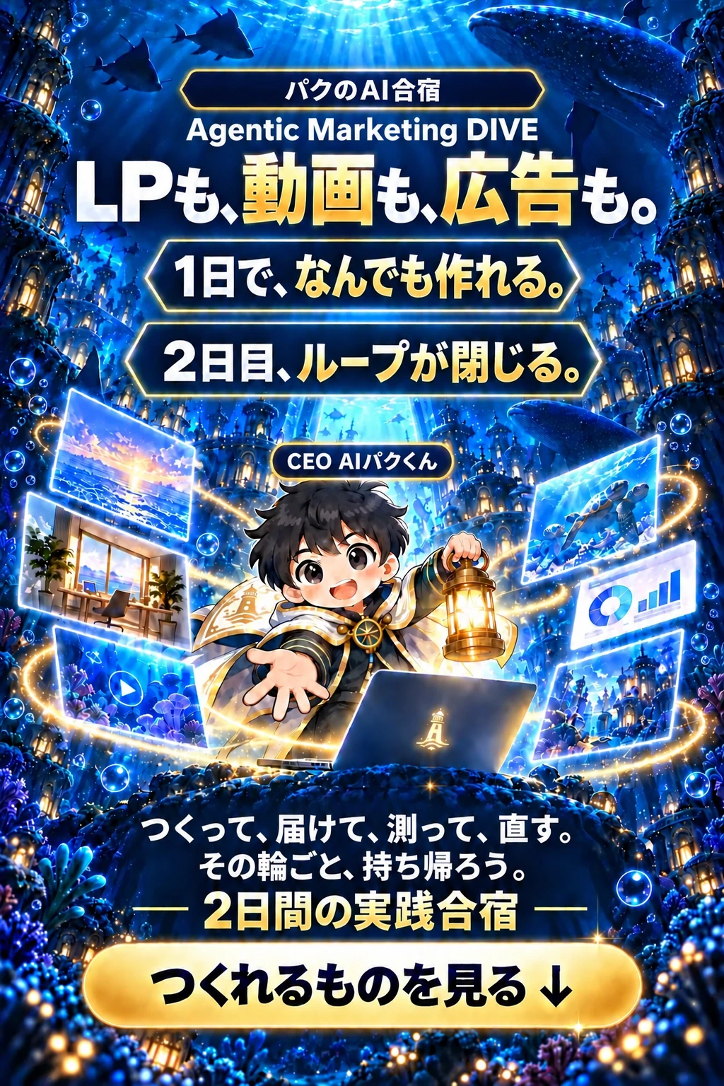 Agentic Marketing DIVE のLP